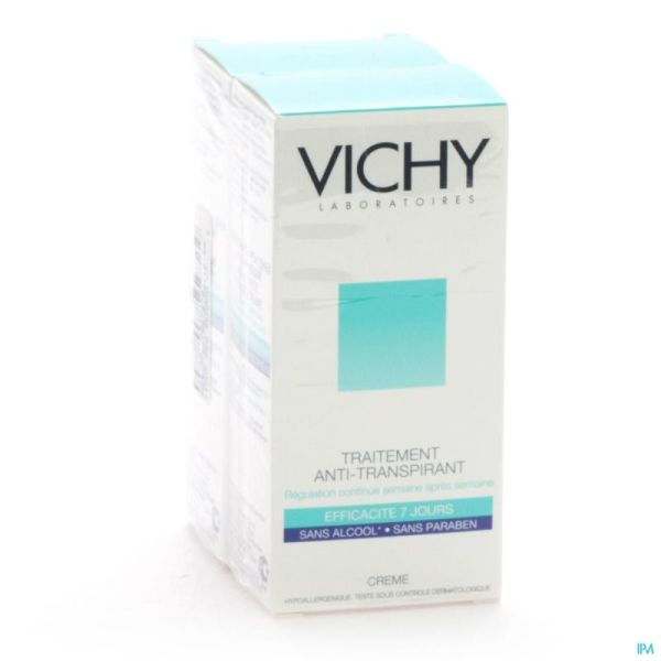 Vichy Deo Transp. Intense Creme 7j Duo 2x30ml