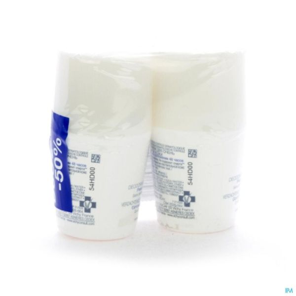 Vichy Deo Peau Sens.-epilee Bille 48h Duo 2x50ml