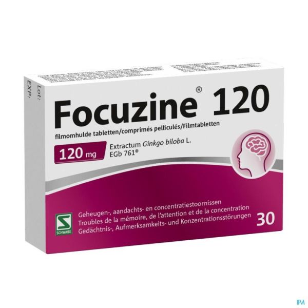 FOCUZINE® 120 MG 30 comprimés